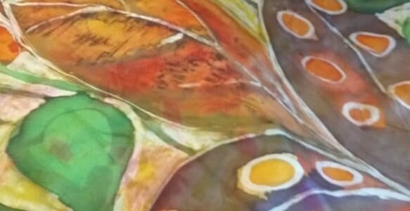 Batik σε μετάξι